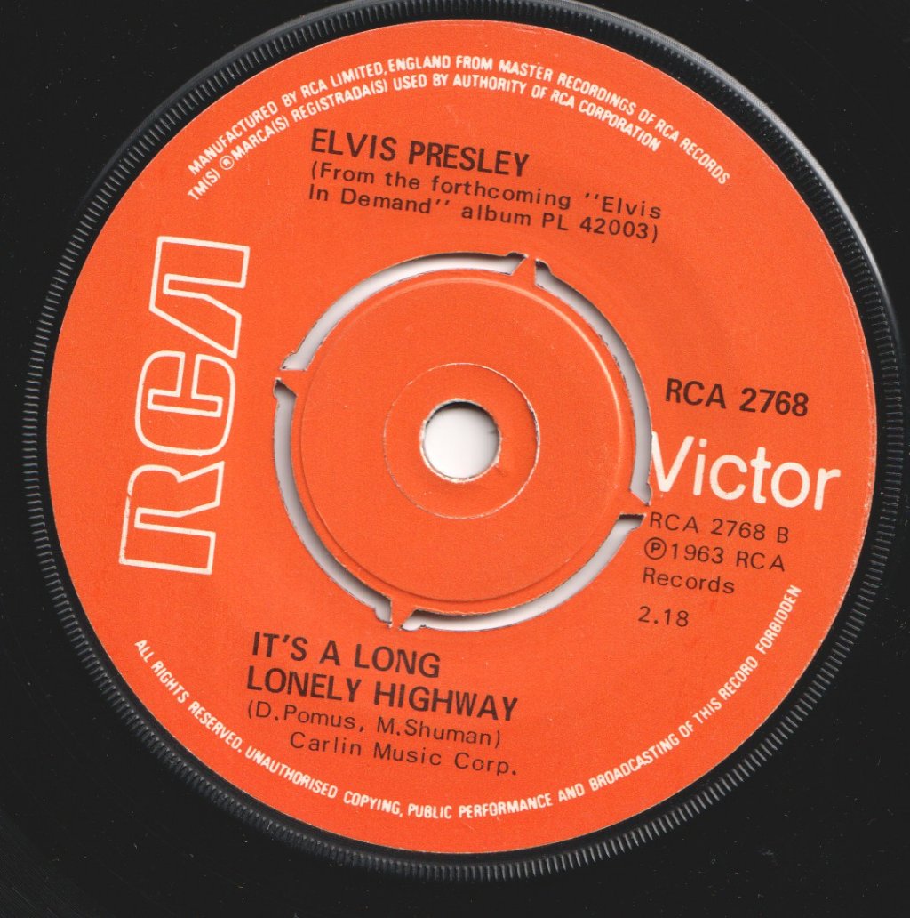 Elvis Presley - Suspicion - 7 Inch