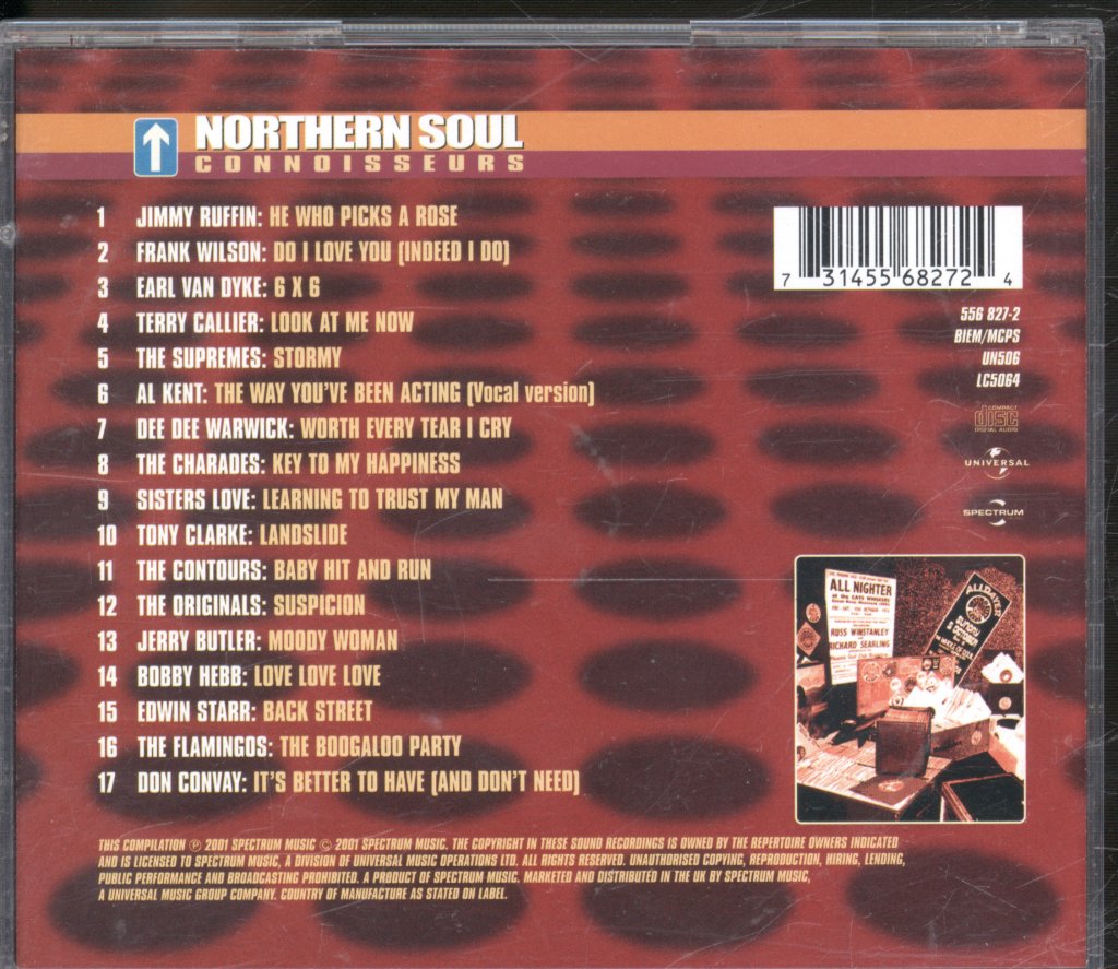 Various Artists - Northern Soul Connoisseurs - Cd