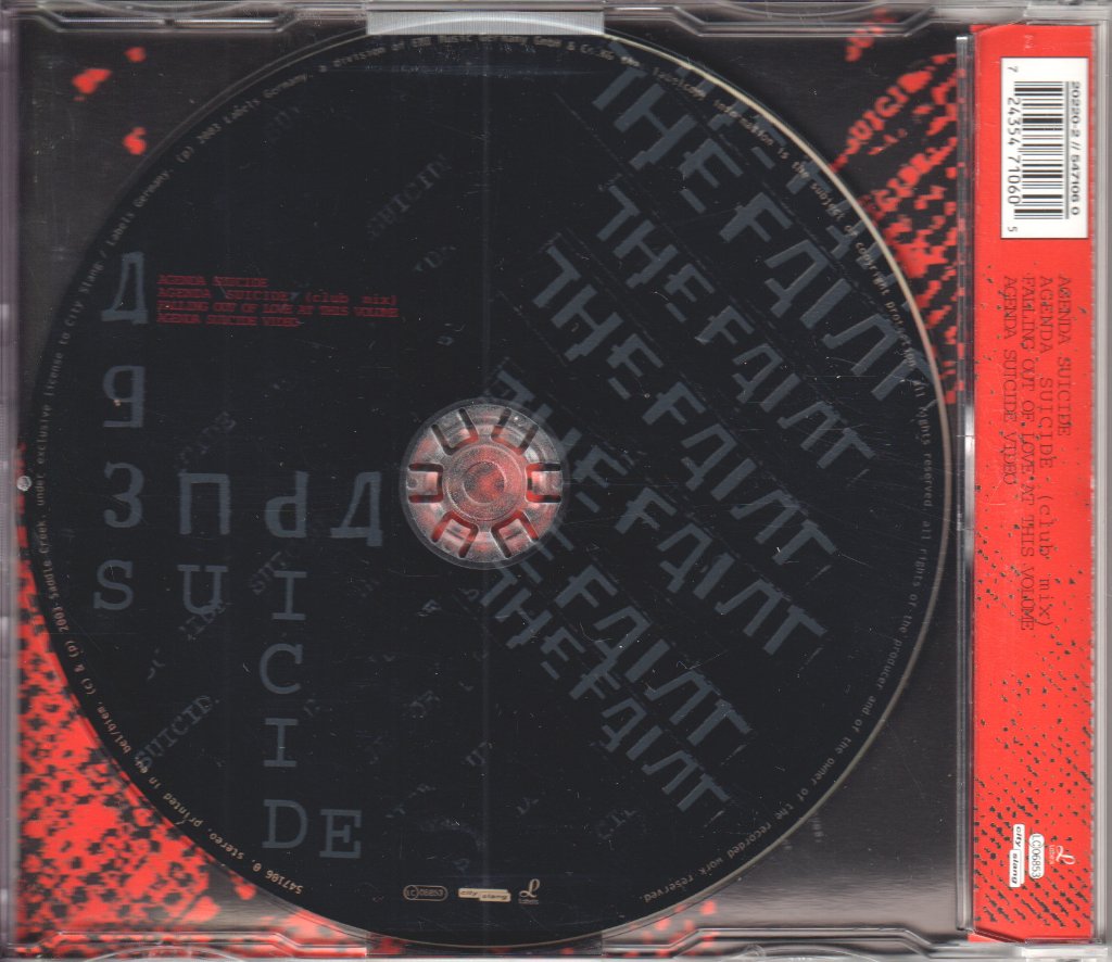 Faint - Agenda Suicide - Cd