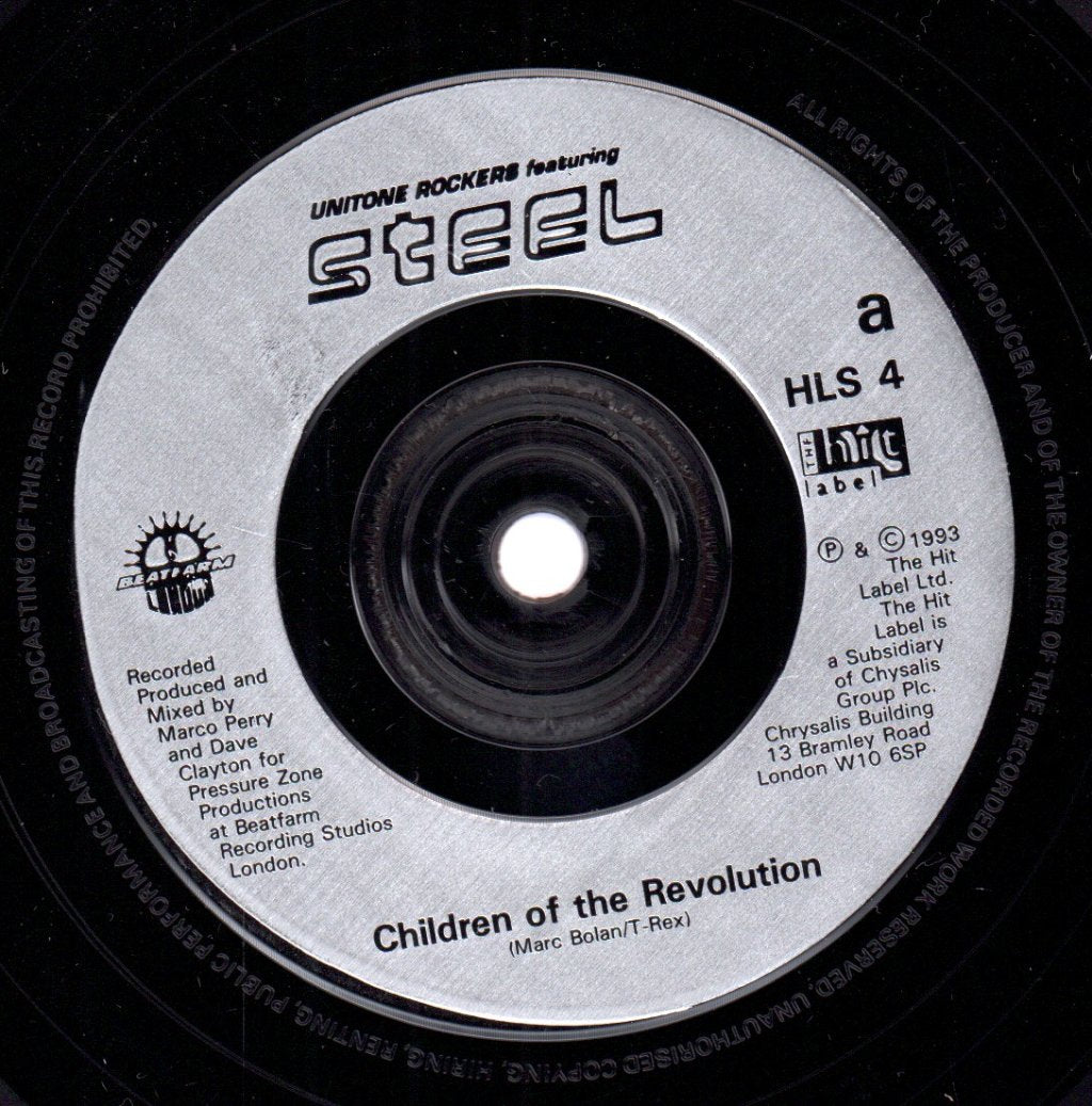 Unitone Rockers Featuring Steel - Children Of The Revolution - 7 Inch