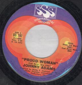 Johnny Adams - Proud Woman - 7 Inch