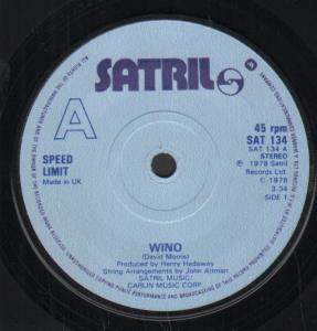 Speed Limit - Wino - 7 Inch