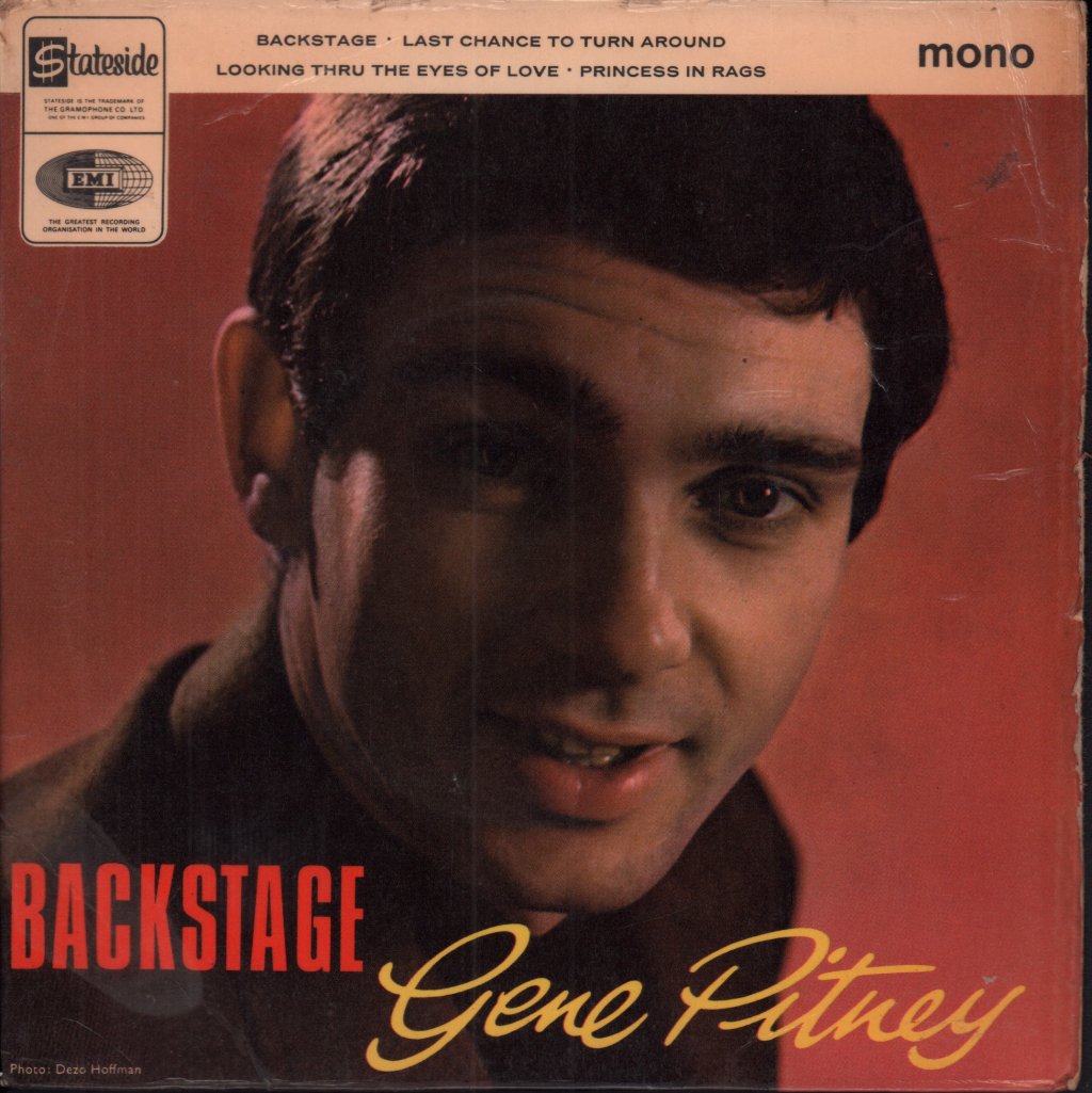 Gene Pitney - Backstage - 7 Inch