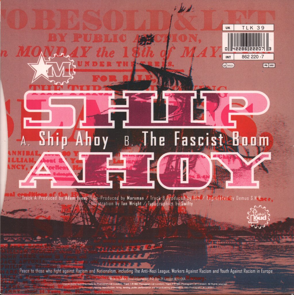 Marxman - Ship Ahoy - 7 Inch