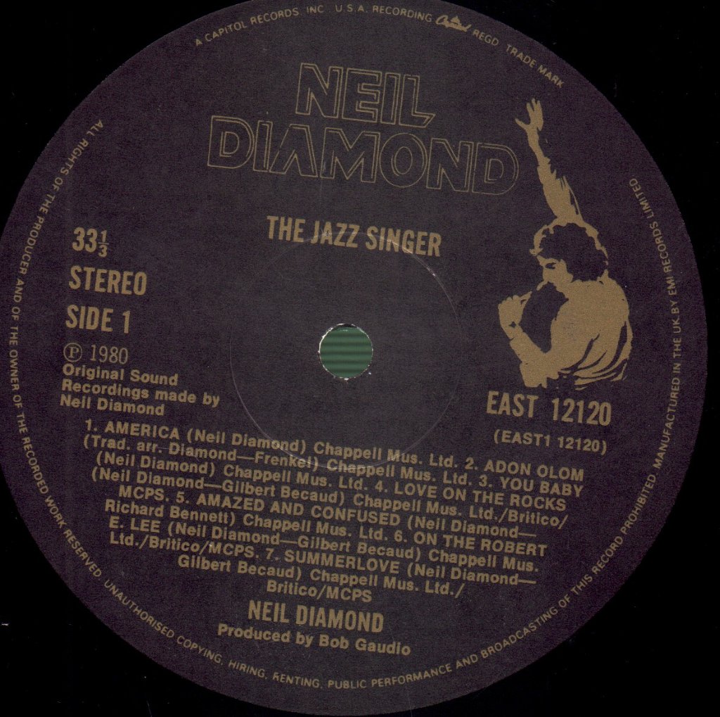 Neil Diamond - Jazz Singer - Lp
