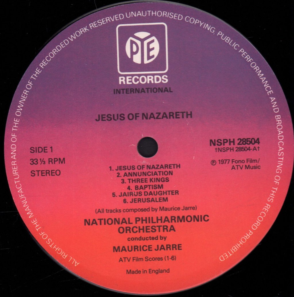 Maurice Jarre - Jesus Of Nazareth - Lp