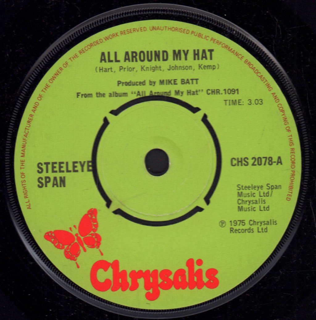 Steeleye Span - All Around My Hat - 7 Inch