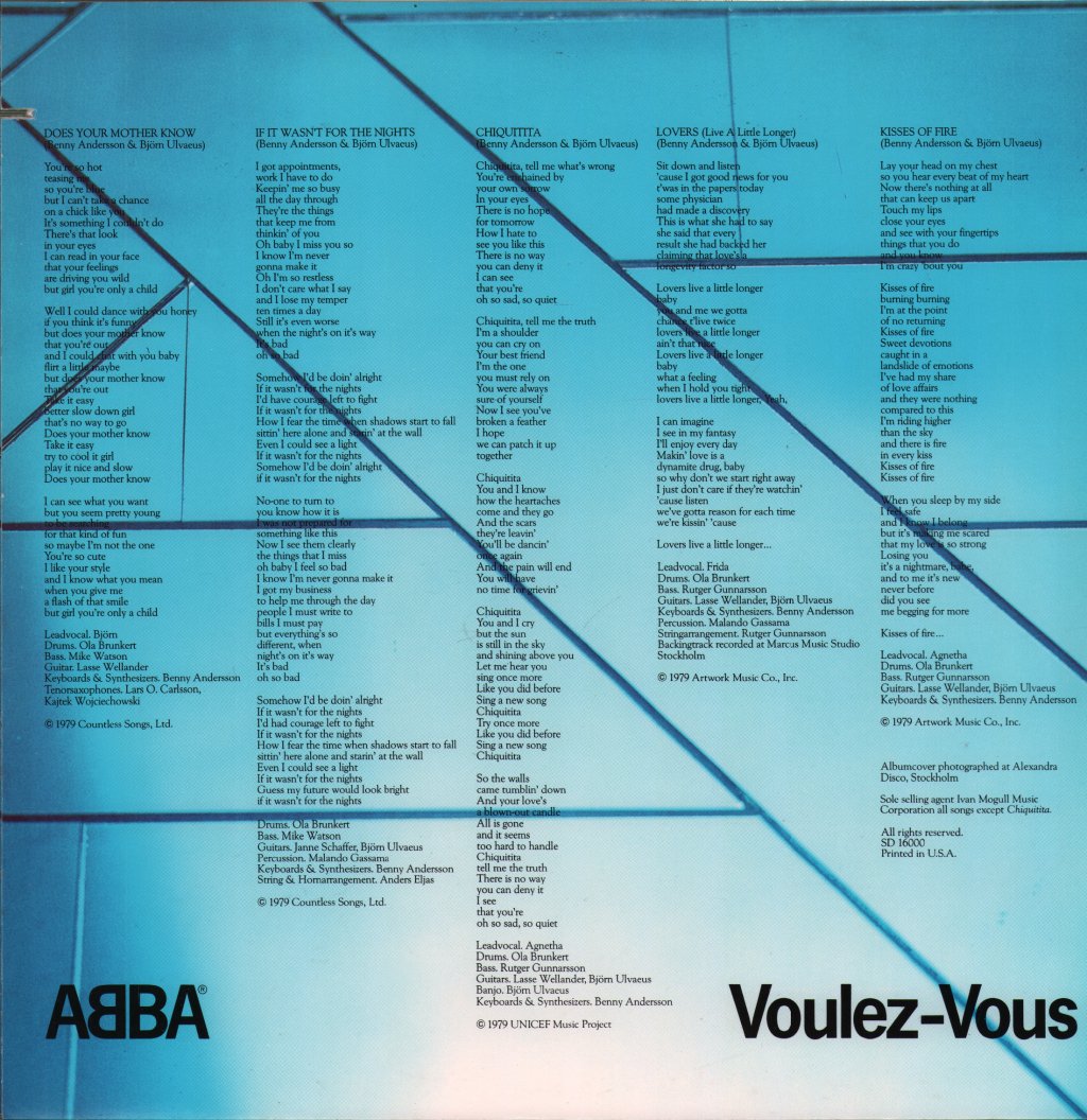 ABBA - Voulez Vous - Lp