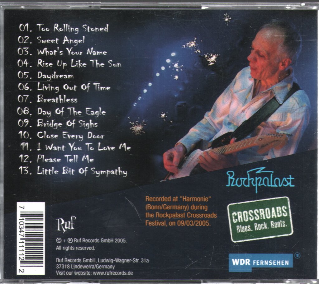 Robin Trower - Living Out Of Time: Live - Cd