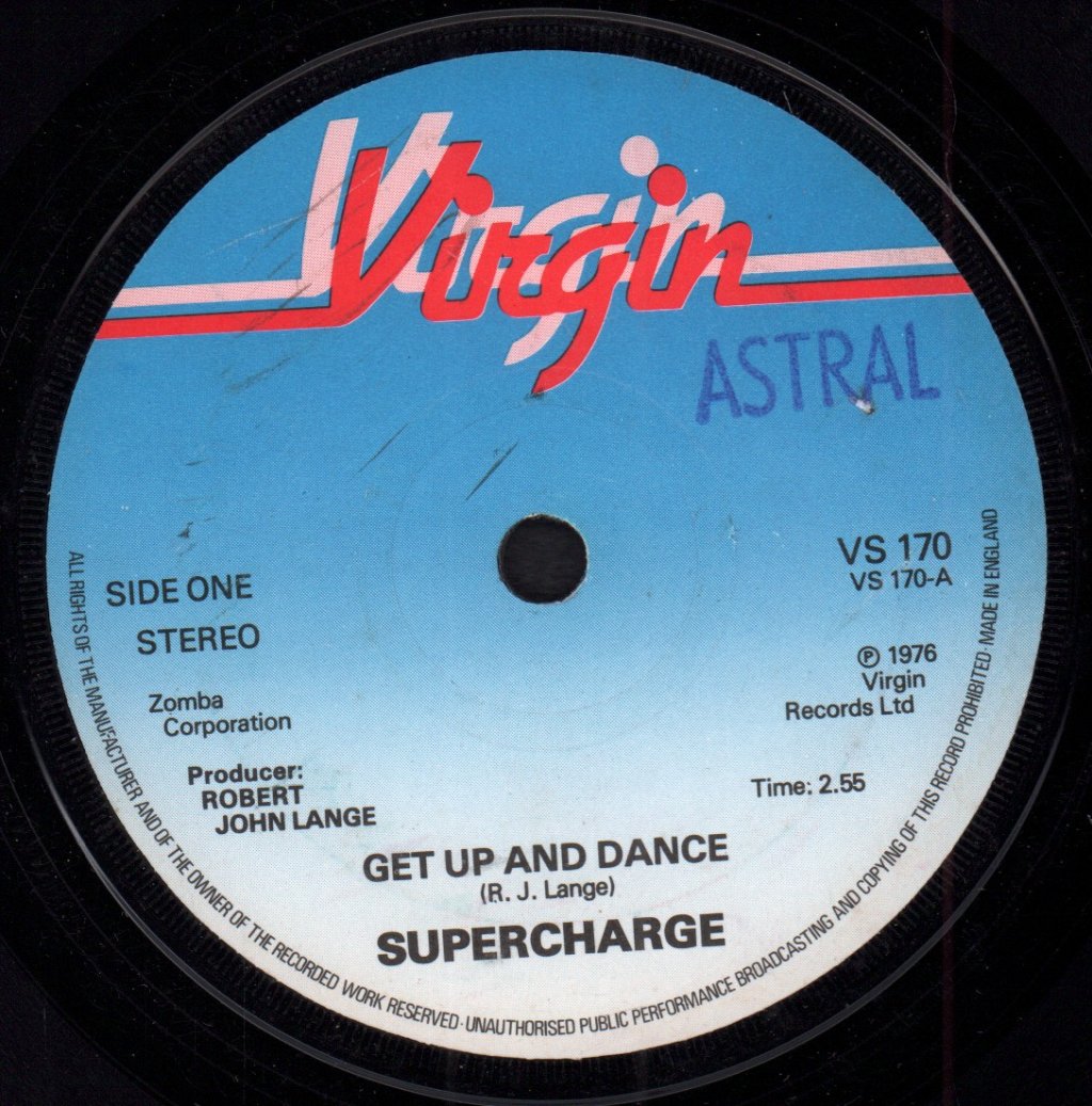Supercharge - Get Up And Dance - 7 Inch