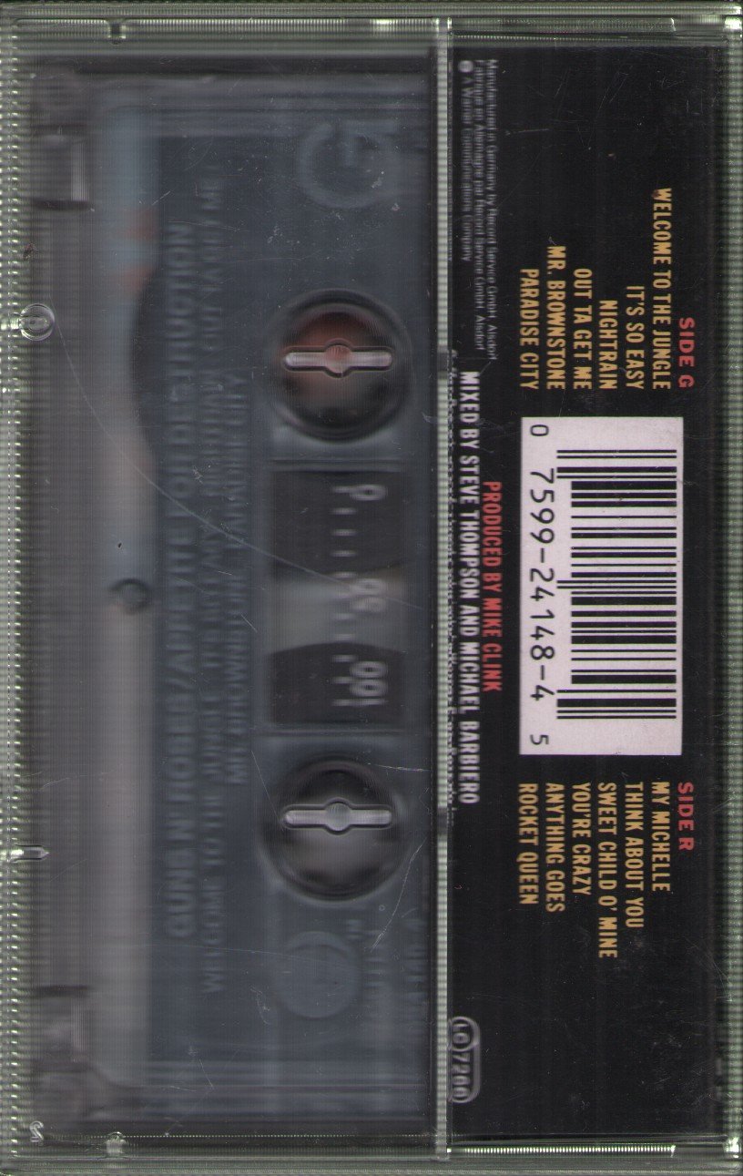 Guns N' Roses - Appetite For Destruction - Cassette