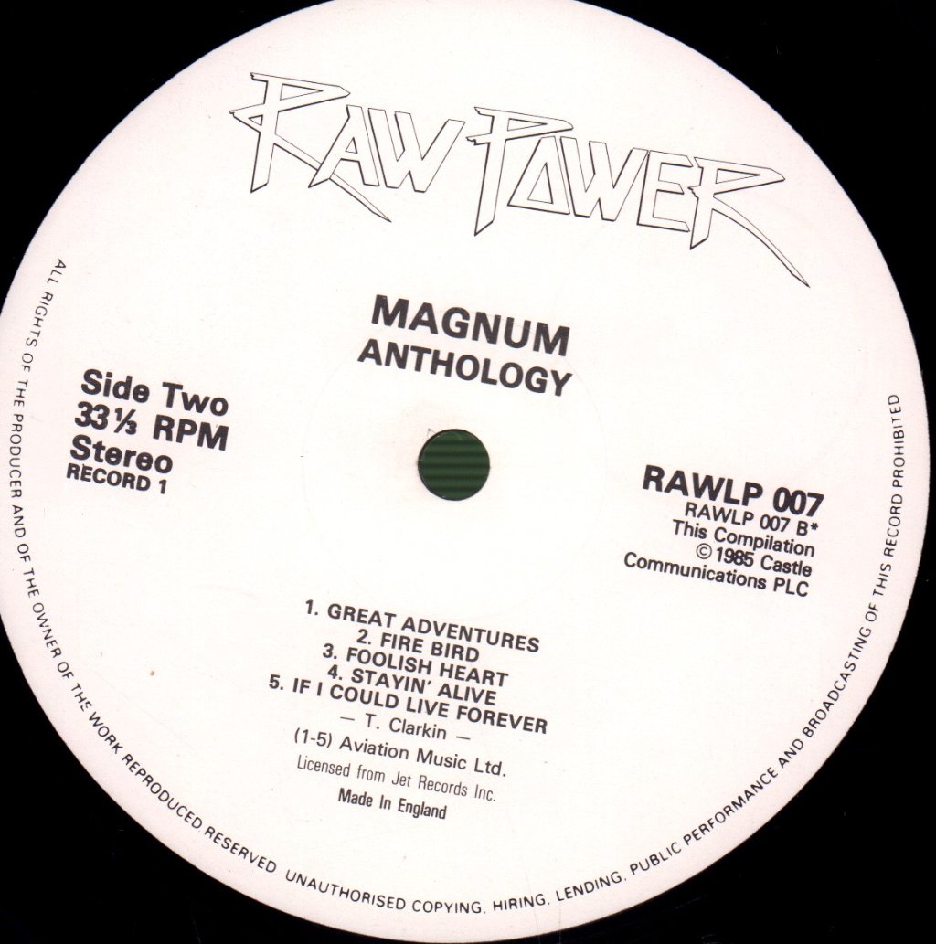 Magnum - Anthology - Double Lp