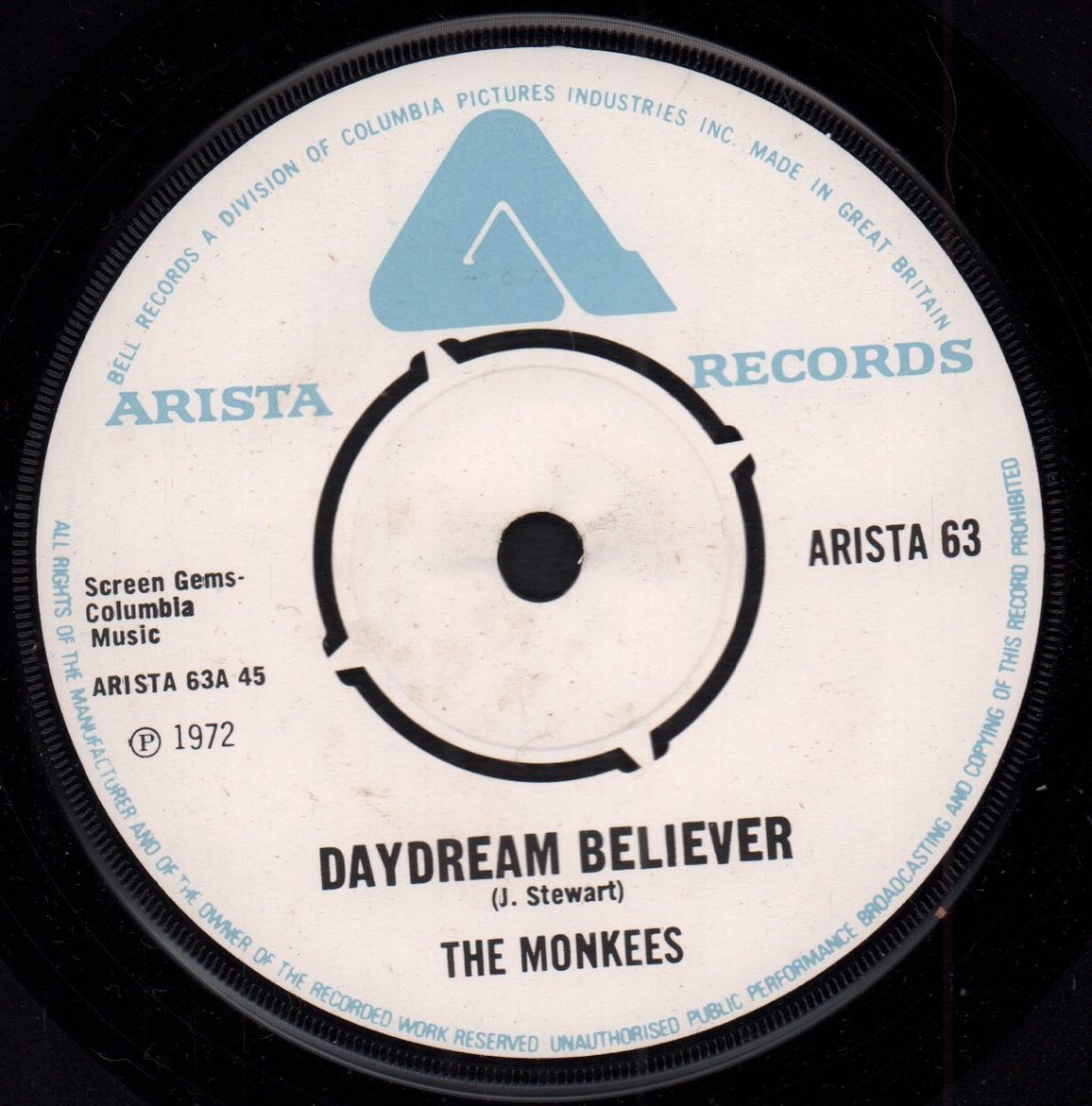 Monkees - Daydream Believer - 7 Inch
