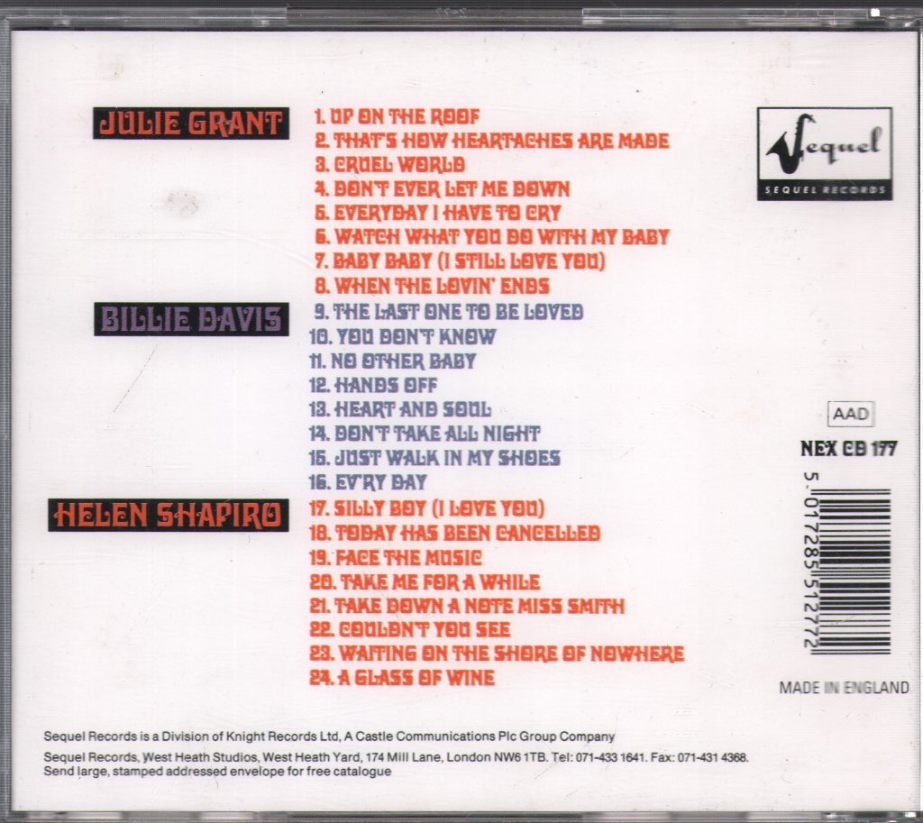 Various Artists - Take 3 Girls: Here Come The Girls Volume 2 - Cd