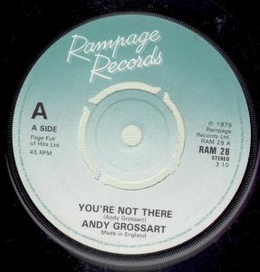 Andy Grossart - You're Not There - 7 Inch
