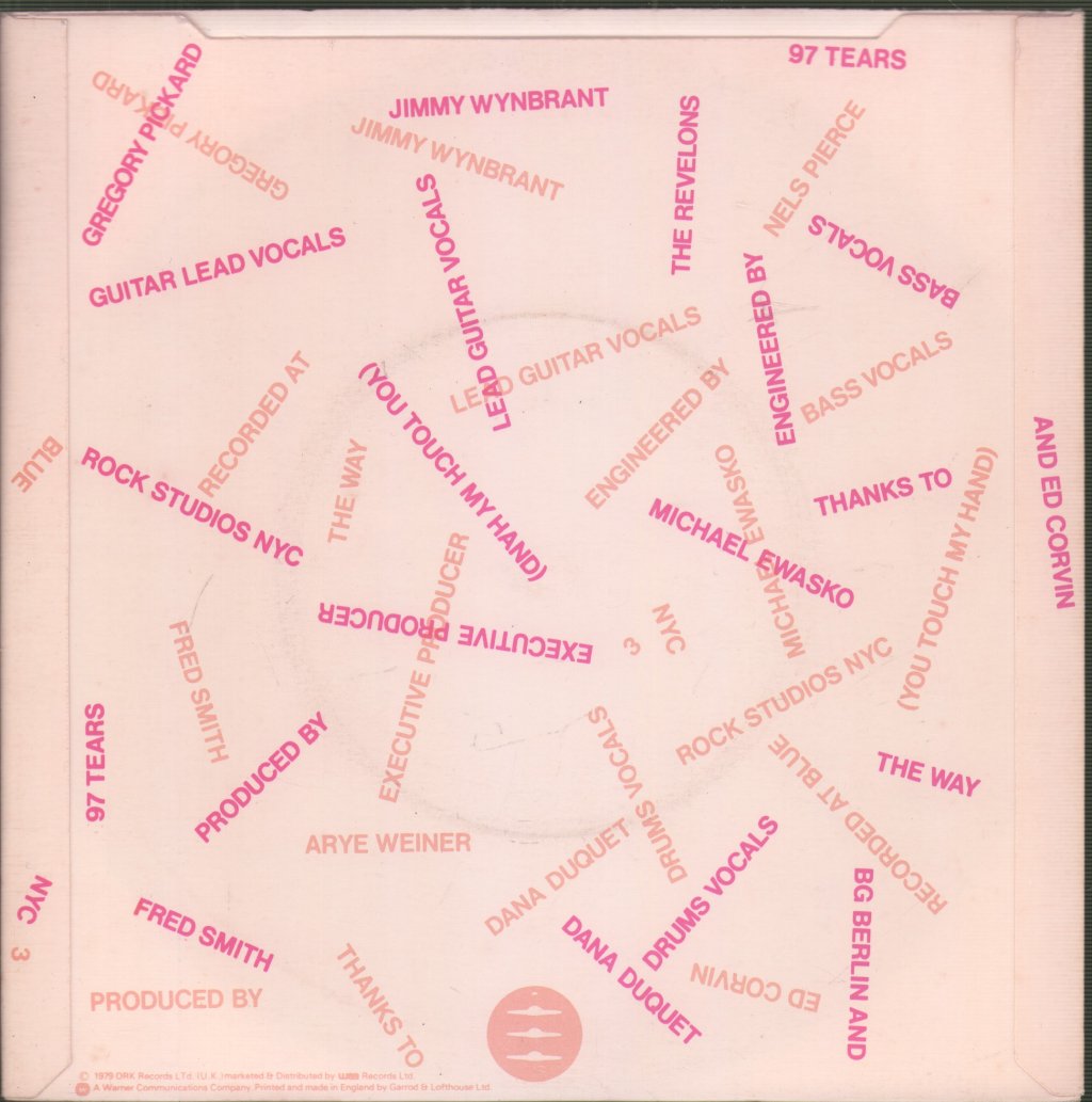 Revelons - Way (You Touch My Hand) - 7 Inch