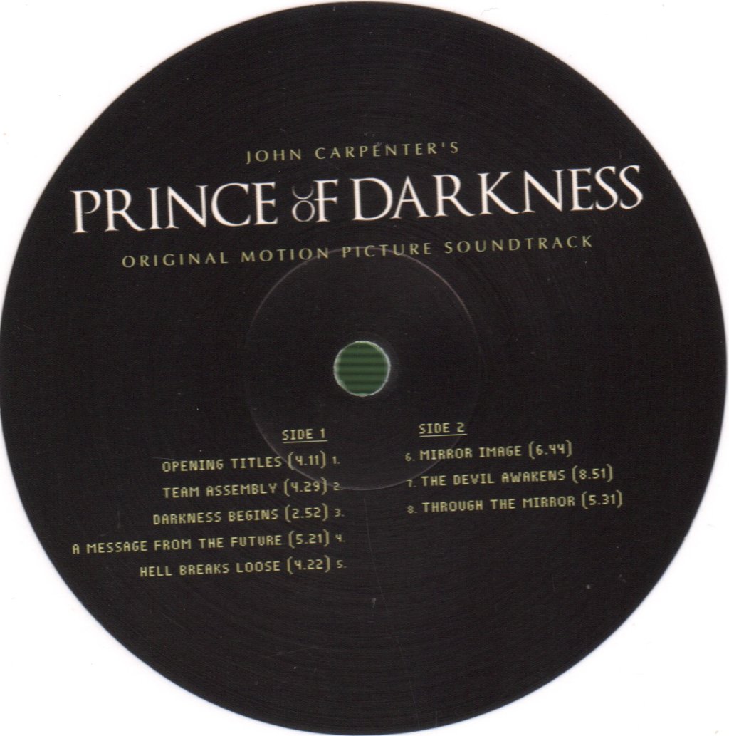 John Carpenter - Prince of Darkness (Original Motion Picture Soundtrack) - Lp