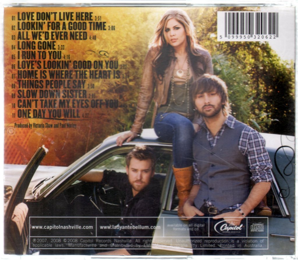 Lady Antebellum - Lady Antebellum - Cd
