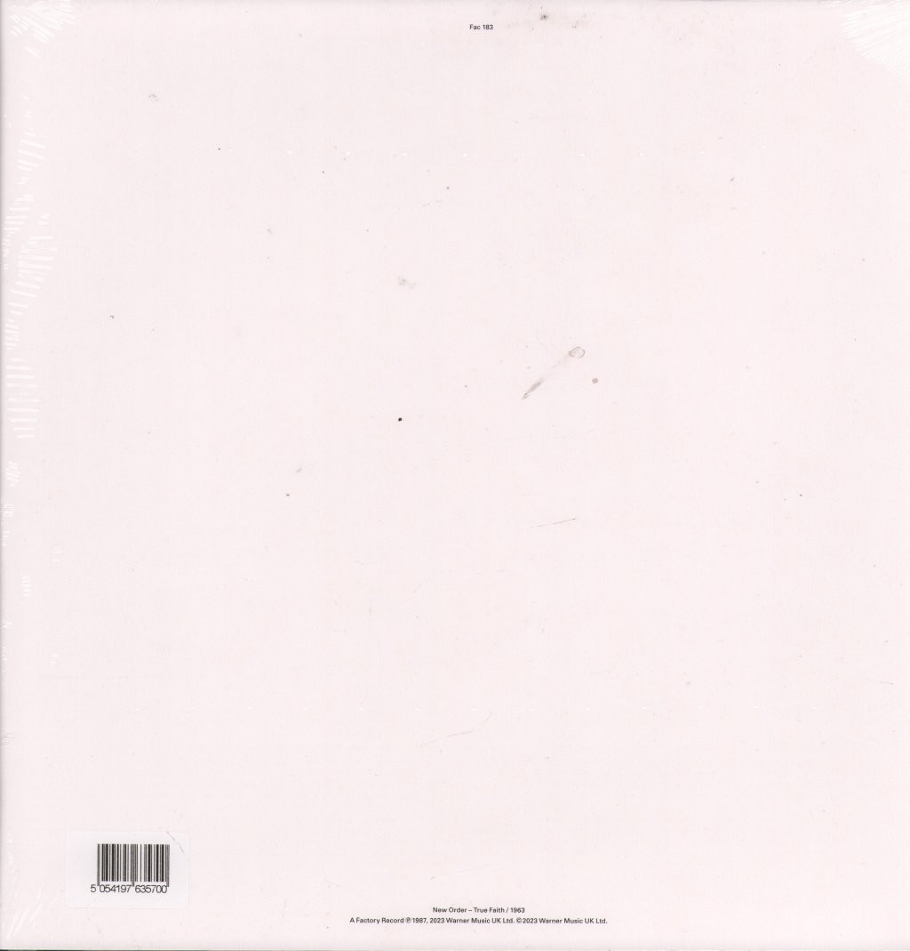 New Order - True Faith - 12 Inch