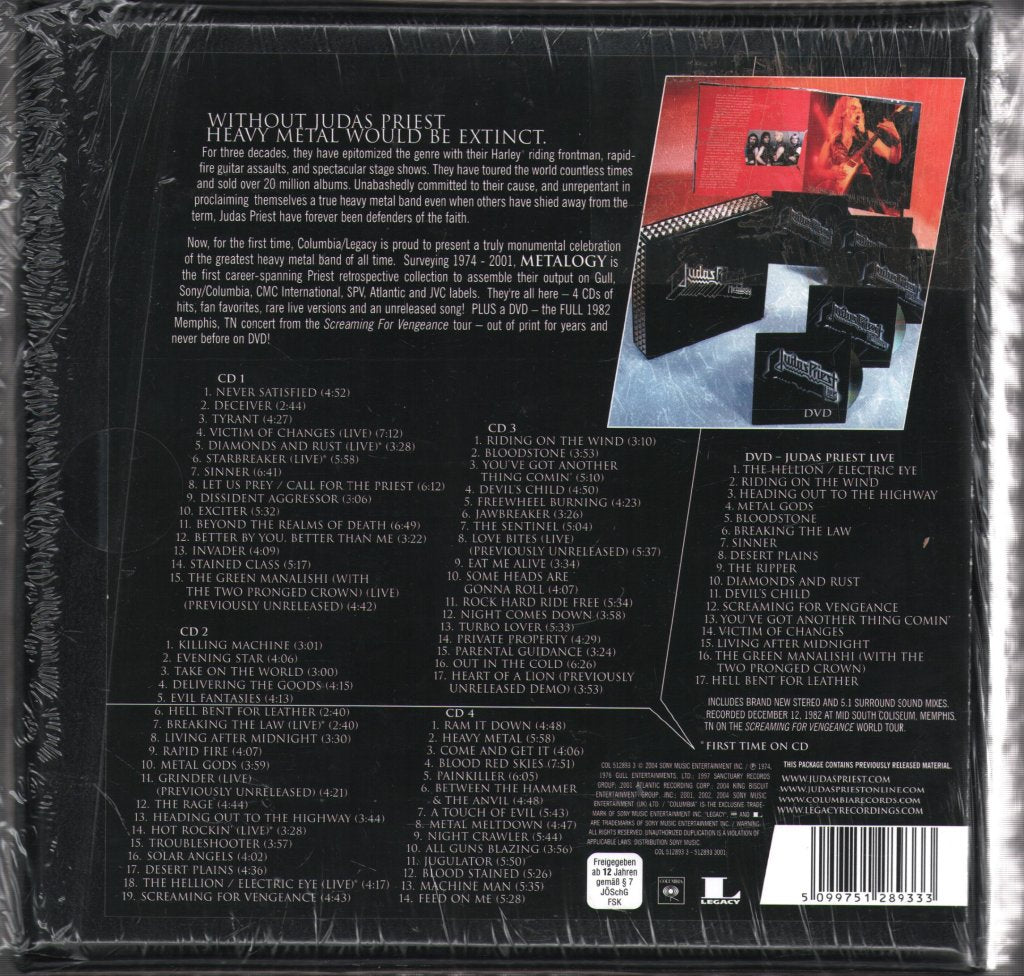 Judas Priest - Metalogy - Cd Set