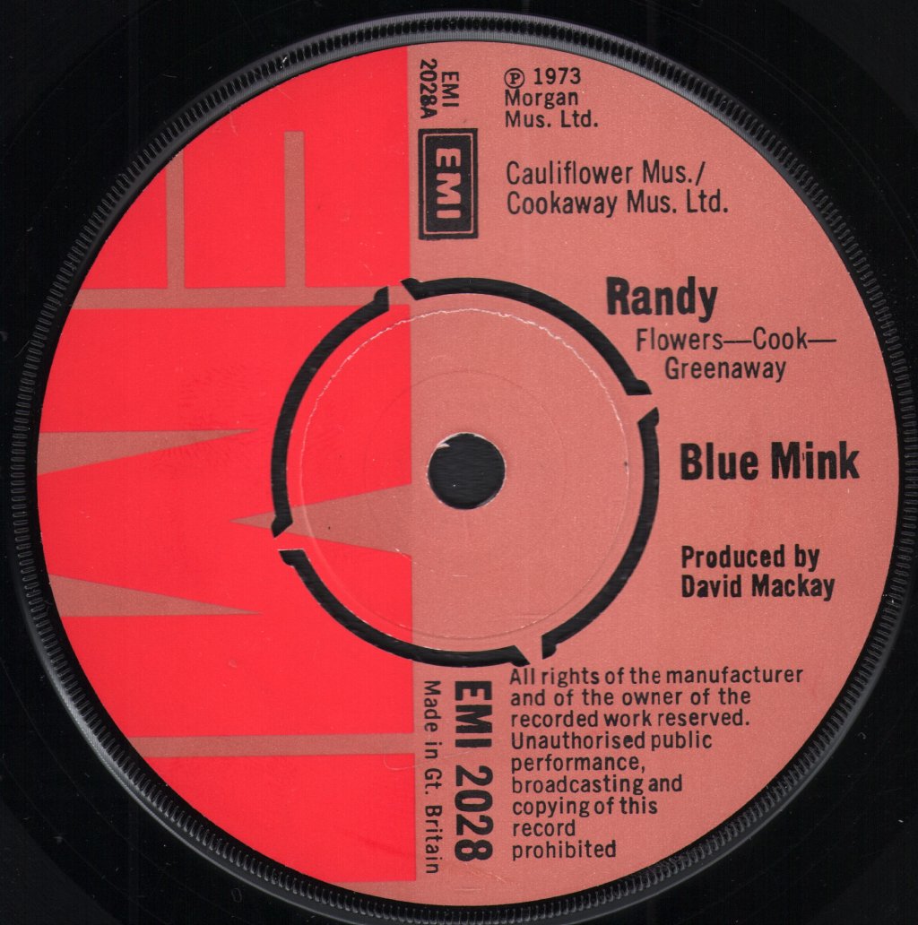 Blue Mink - Randy - 7 Inch