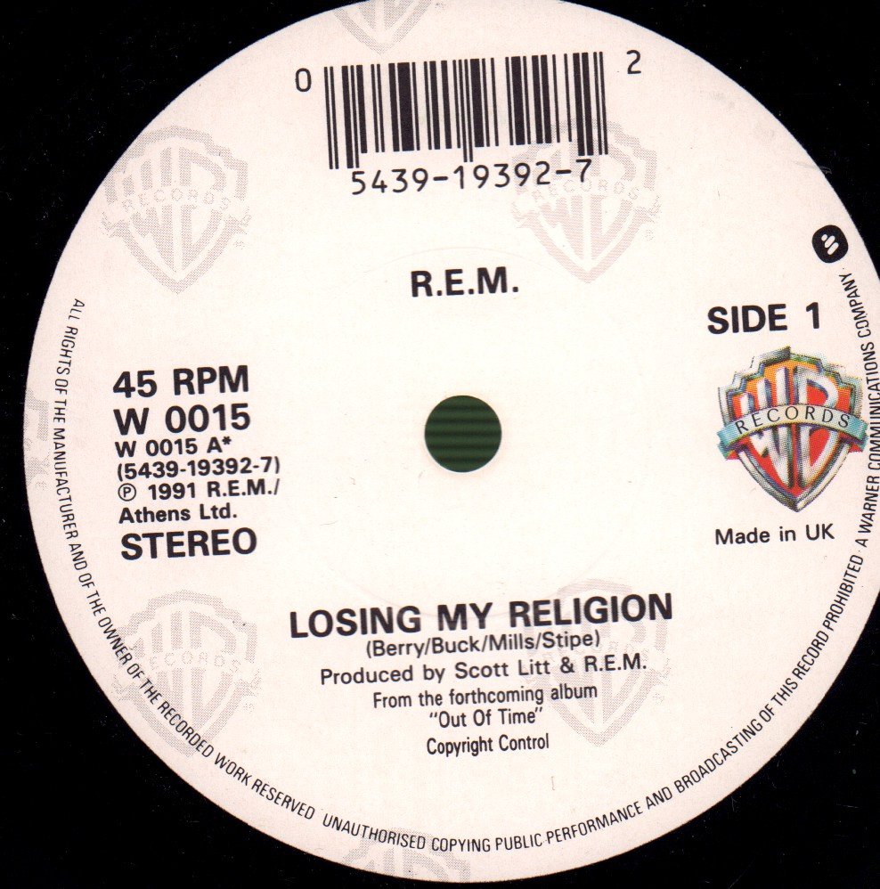 REM - Losing My Religion - 7 Inch
