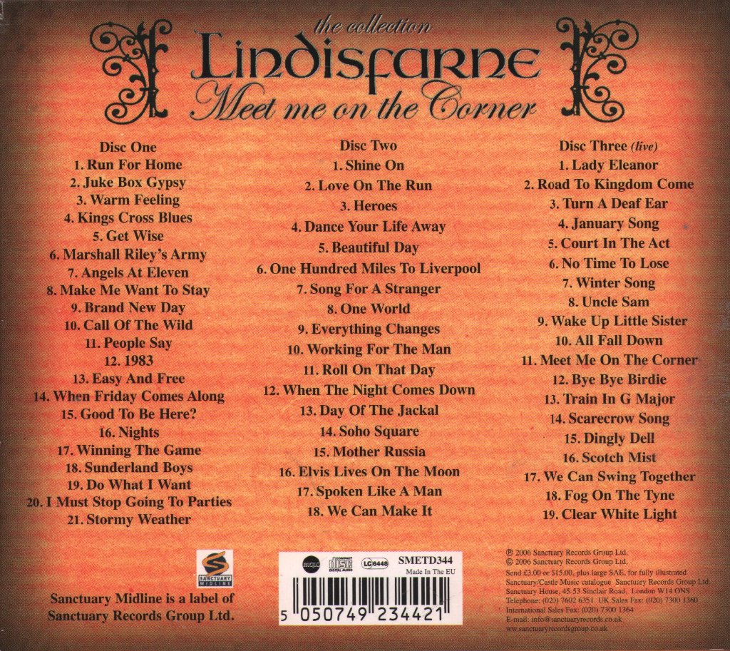 Lindisfarne - Collection: Meet Me On The Corner - Cd Set