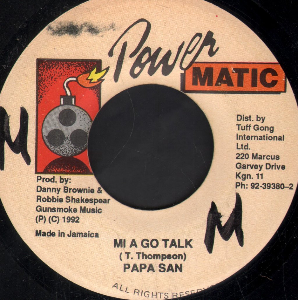 Papa San - Mi A Go Talk - 7 Inch