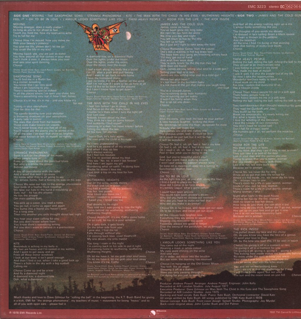 Kate Bush - Kick Inside - Lp