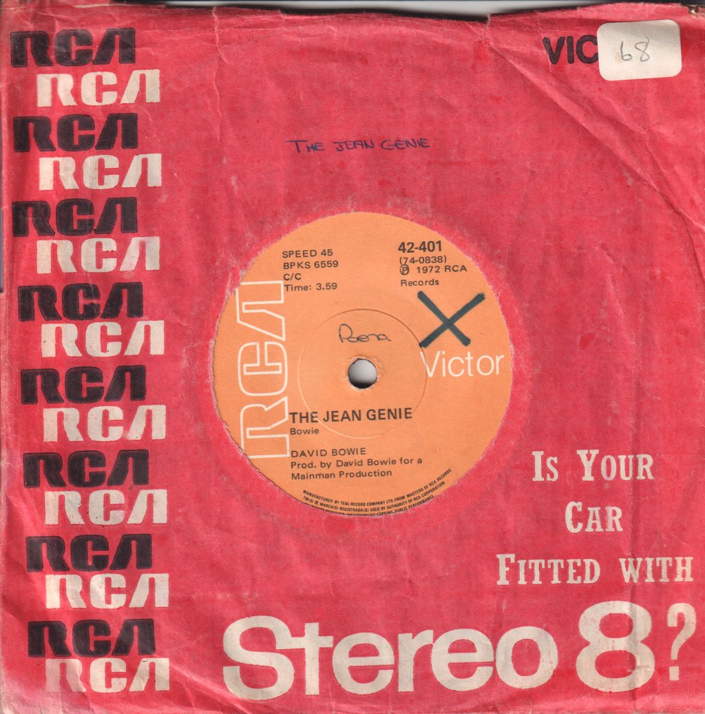 David Bowie - Jean Genie - 7 Inch