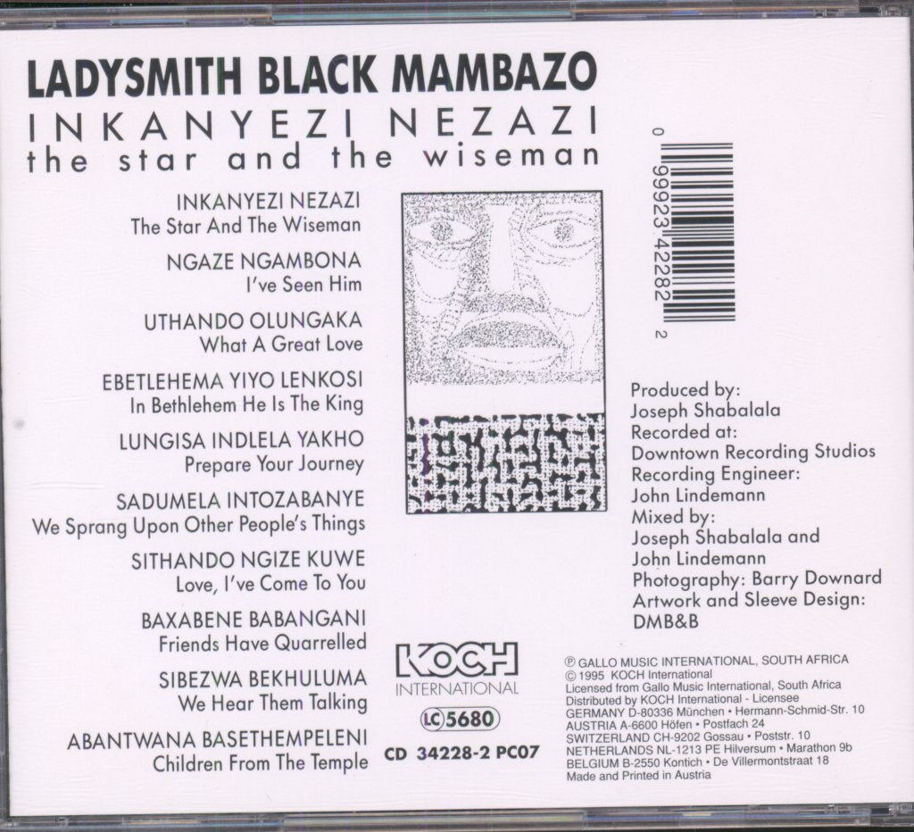 Ladysmith Black Mambazo - Inkanyezi Nezazi - Cd