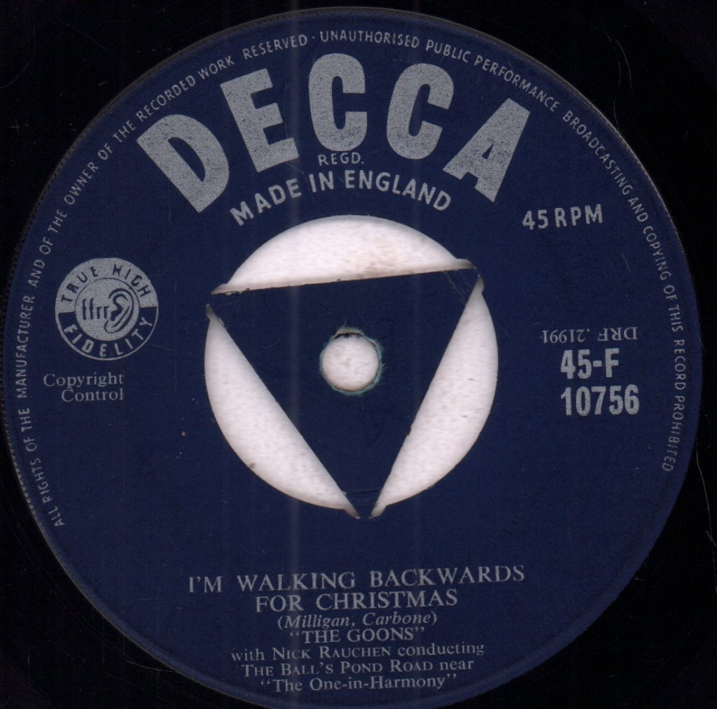 Goons - I'm Walking Backwards For Christmas - 7 Inch