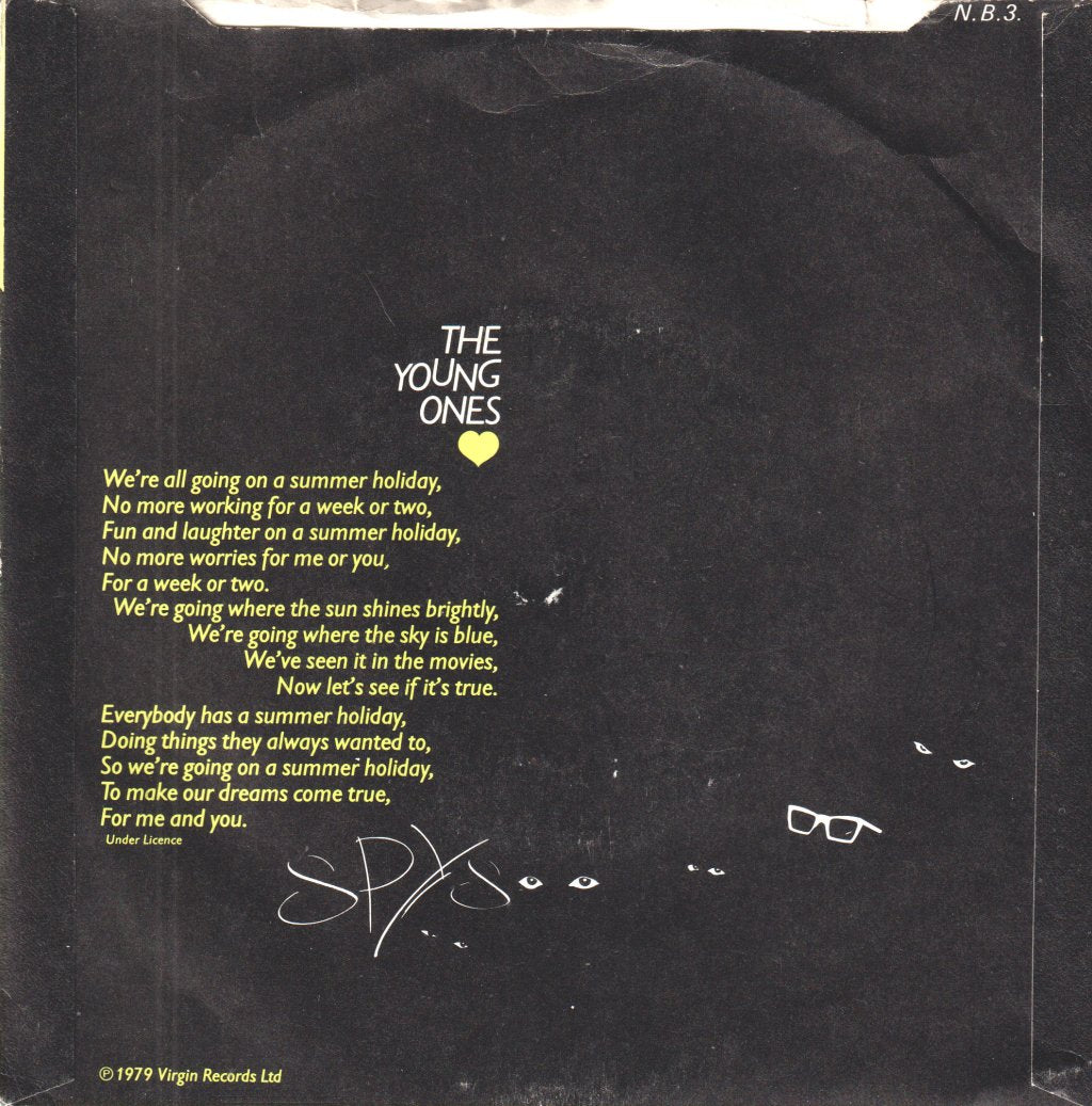 Spys (New Wave Group) - Young Ones - 7 Inch