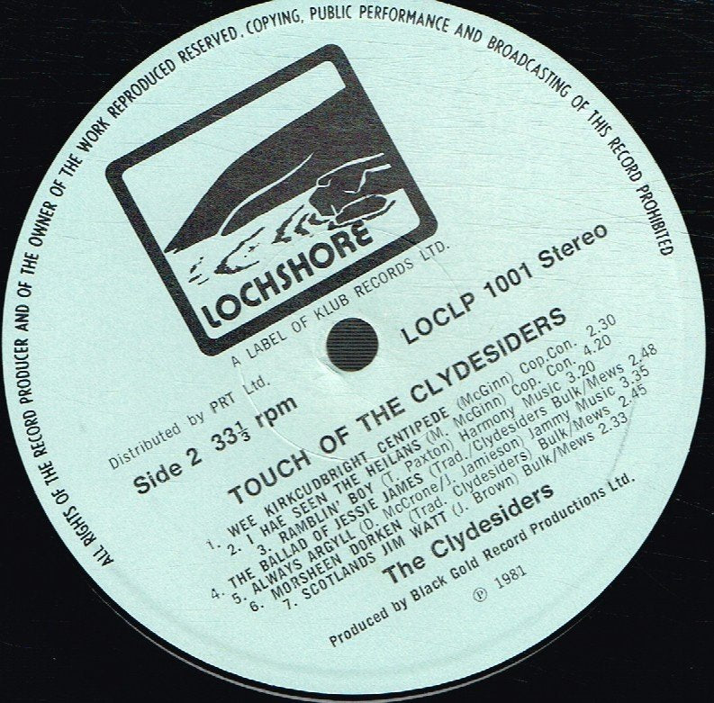Clydesiders - A Touch Of The Clydesiders - Lp