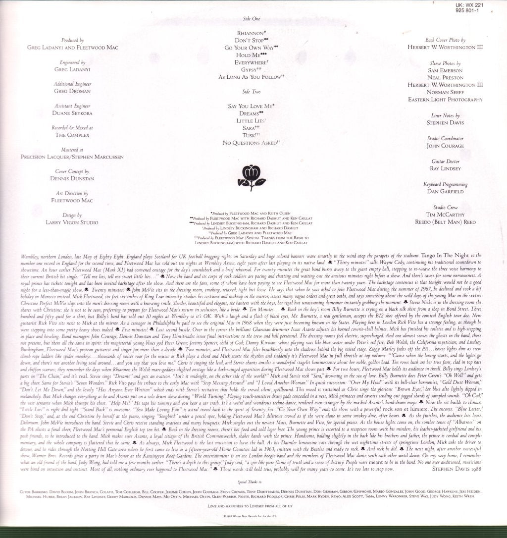 Fleetwood Mac - Greatest Hits - Lp