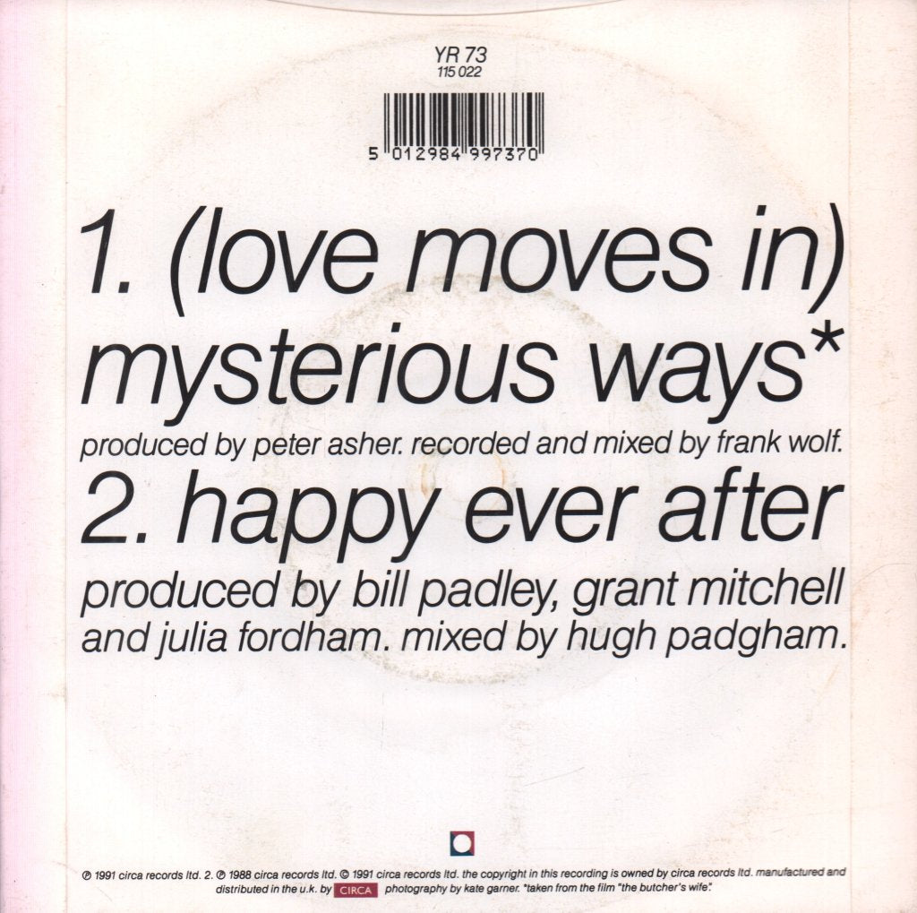 Julia Fordham - Love Moves In Mysterious Ways - 7 Inch