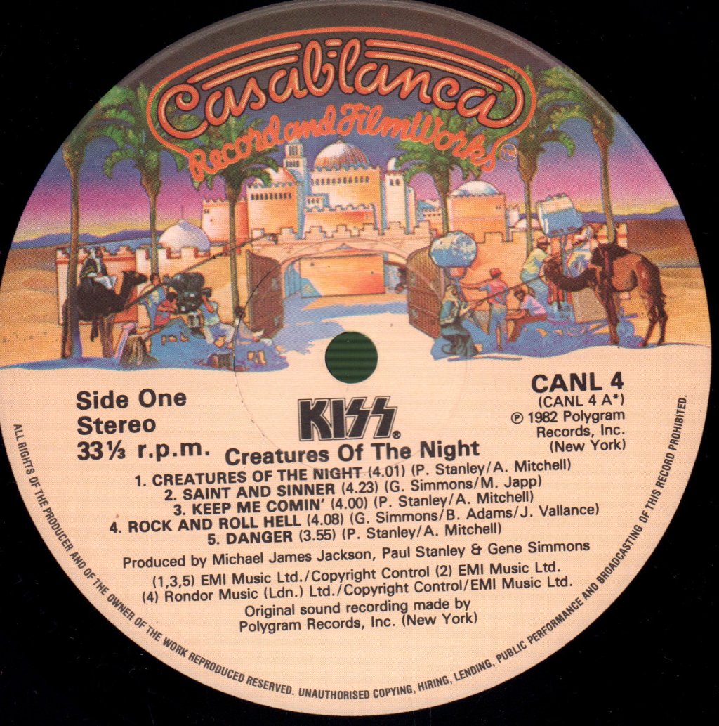 Kiss - Creatures Of The Night - Lp