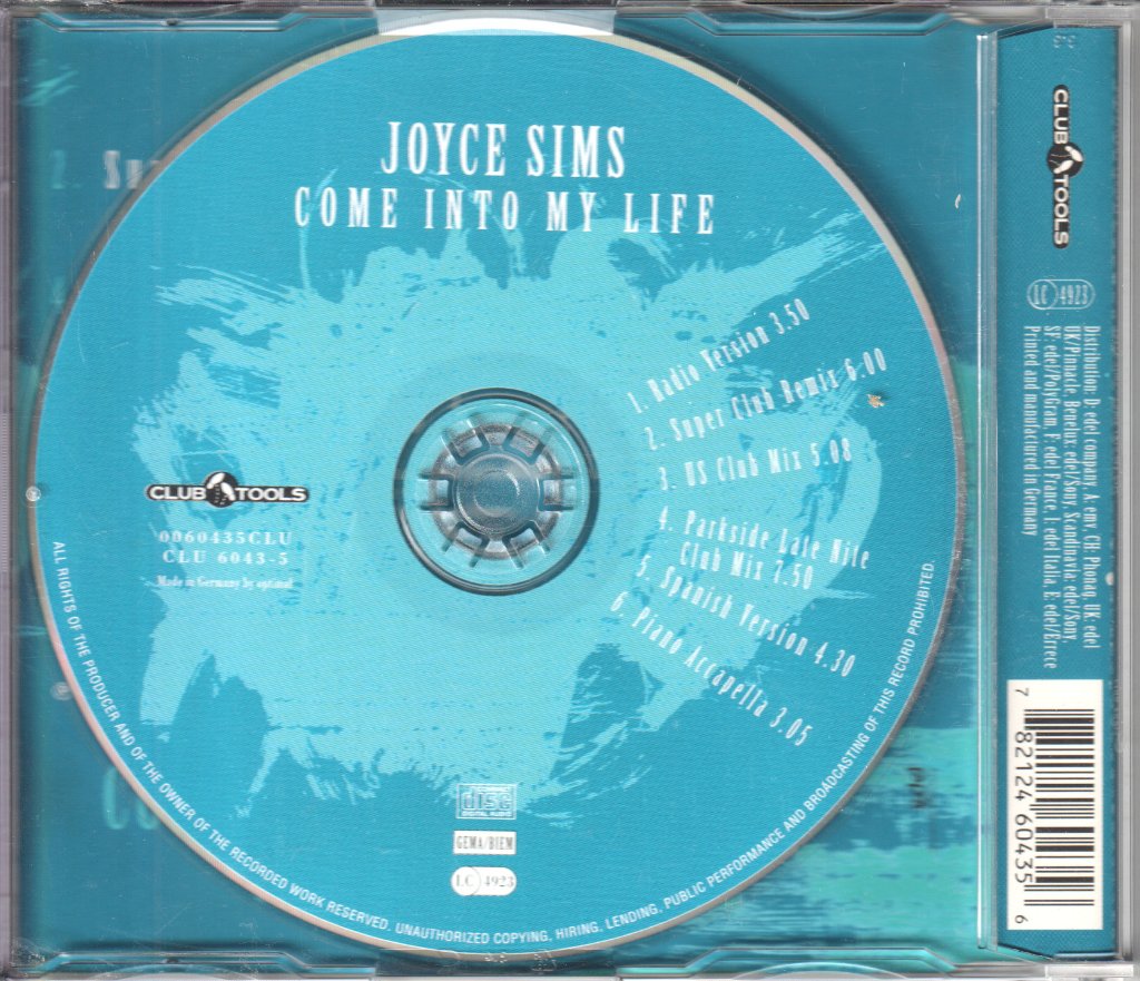 Joyce Sims - Come Into My Life - Cd