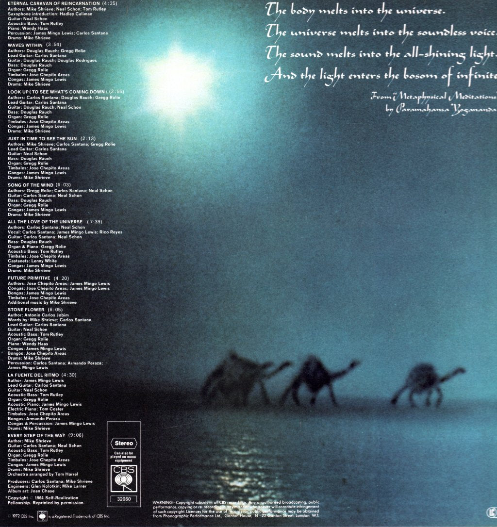 Santana - Caravanserai - Lp