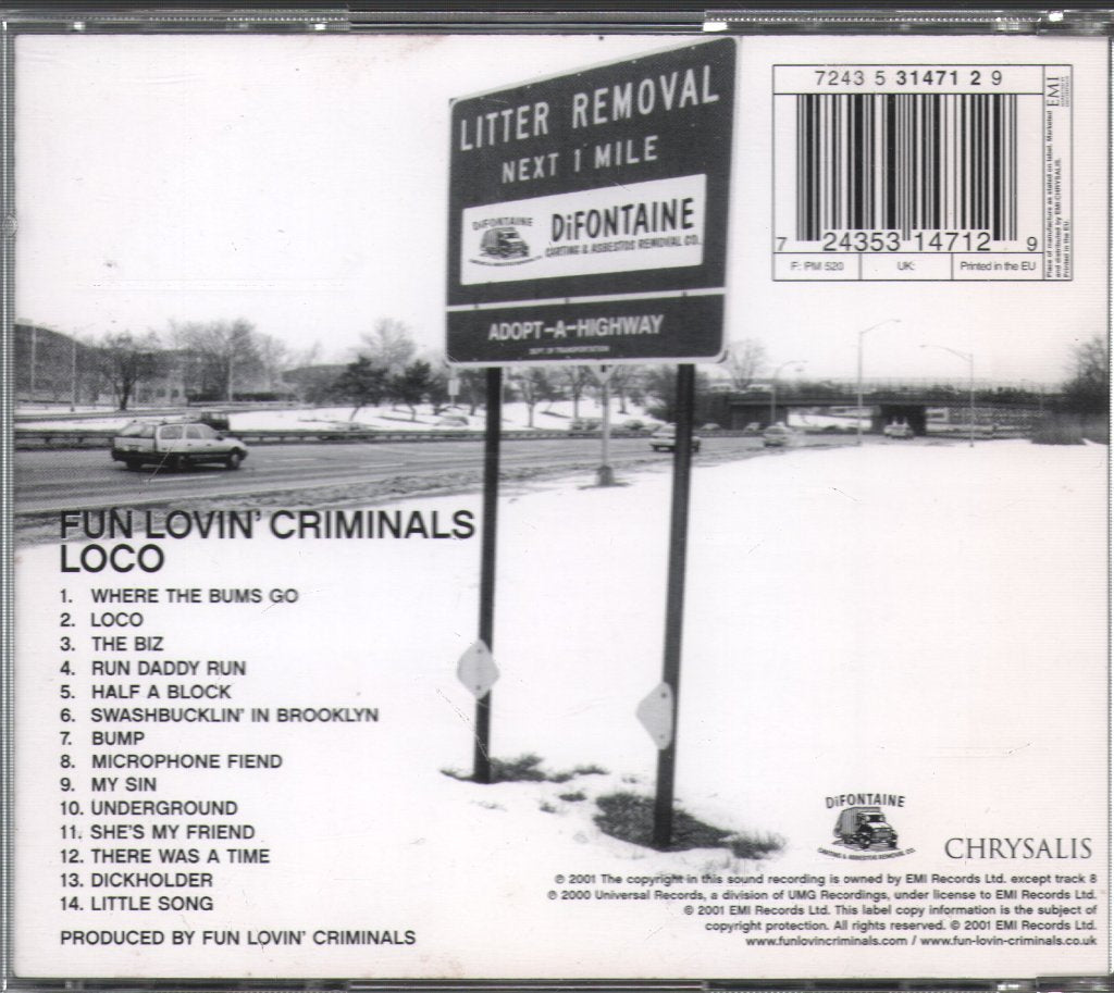 Fun Lovin' Criminals - Loco - Cd