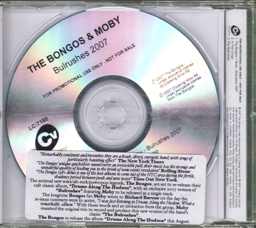Bongos And Moby - Bulrushes - Cdr