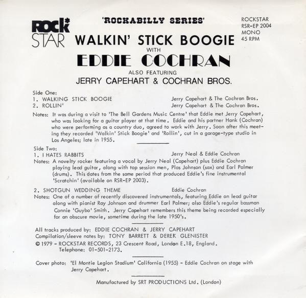 Eddie Cochran - Walkin' Stick Boogie - 7 Inch