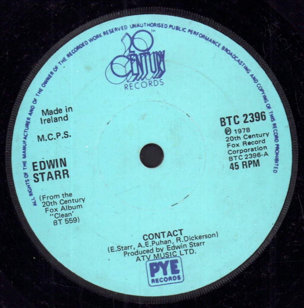Edwin Starr - Contact - 7 Inch