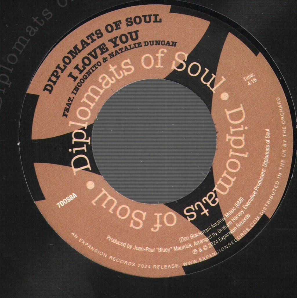 Diplomats Of Soul - I Love You - 7 Inch
