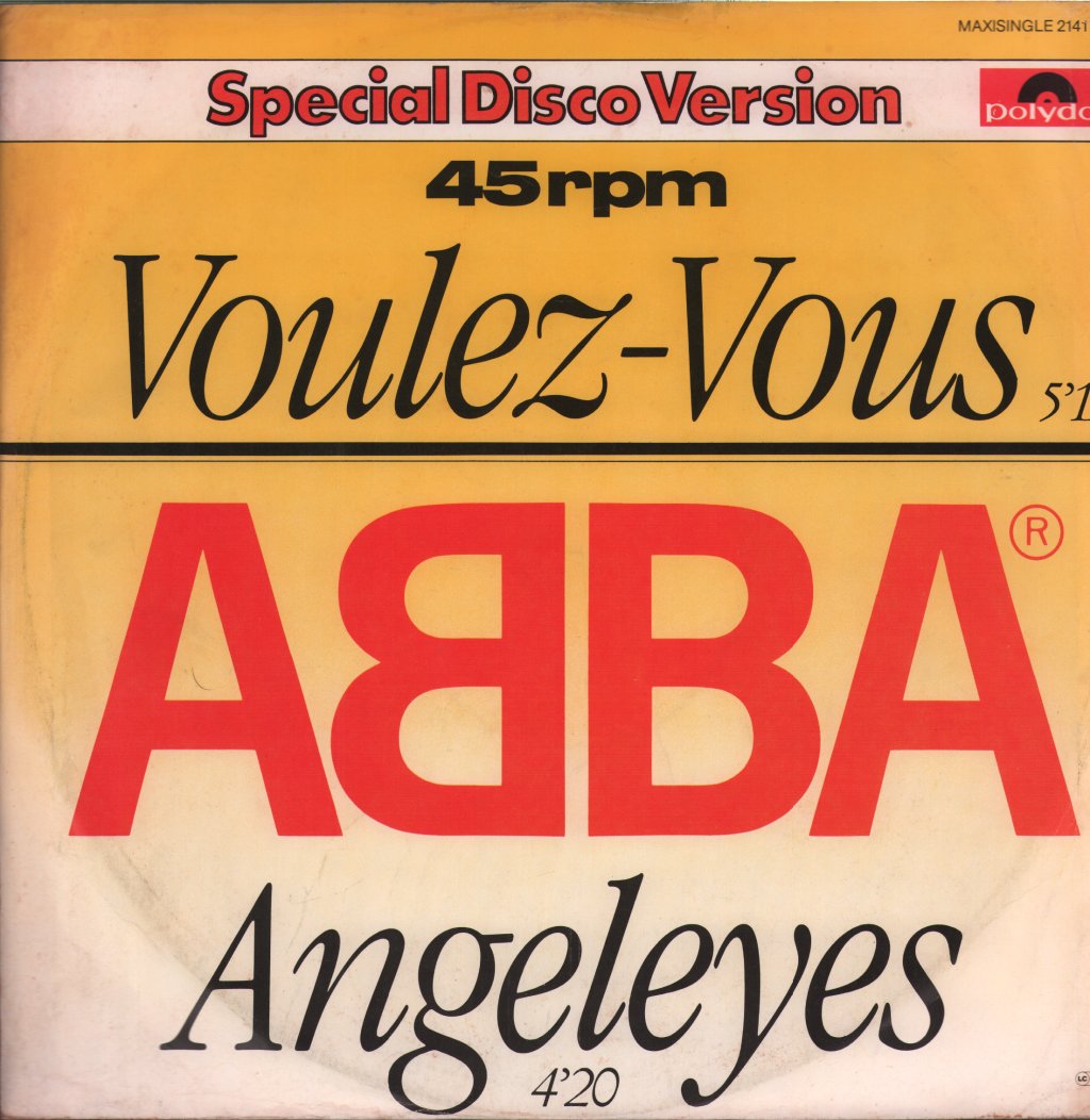 ABBA - Voulez-Vous / Angeleyes - 12 Inch