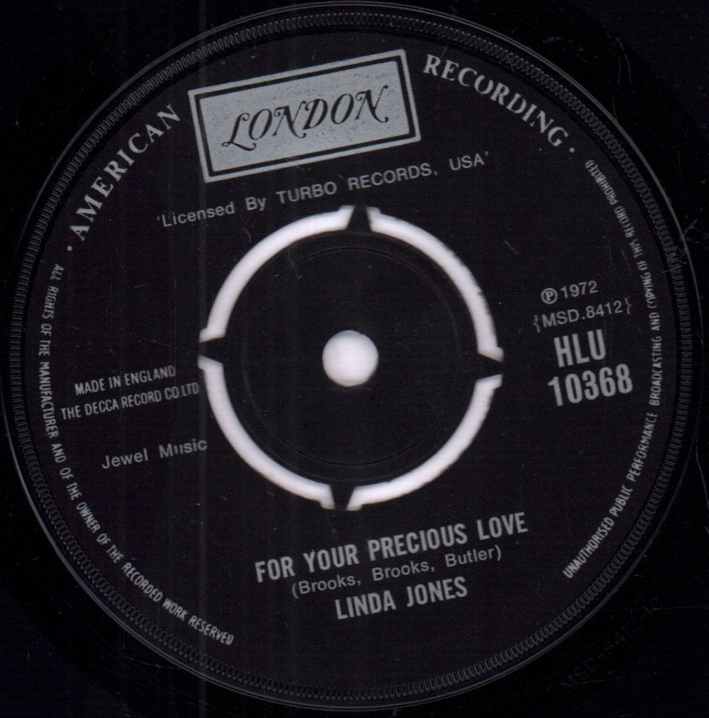 Linda Jones - For Your Precious Love - 7 Inch