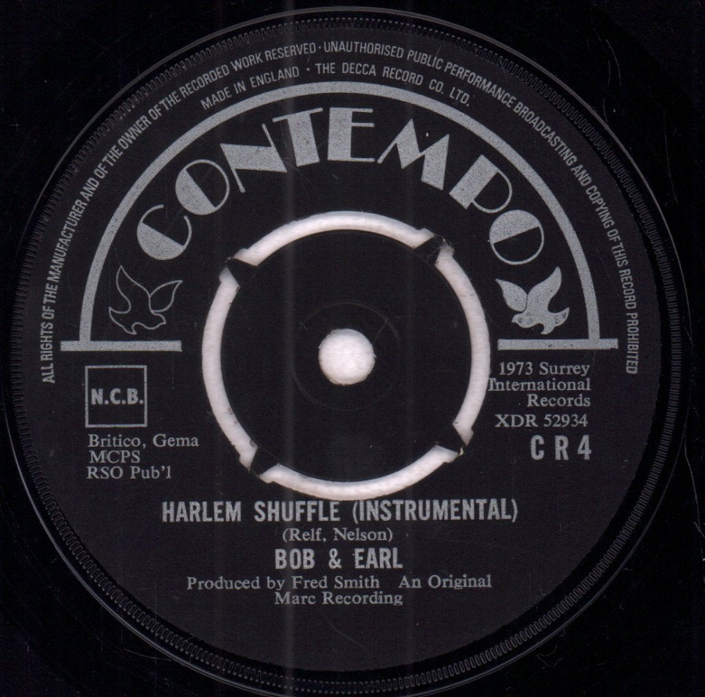Bob And Earl - Harlem Shuffle - 7 Inch