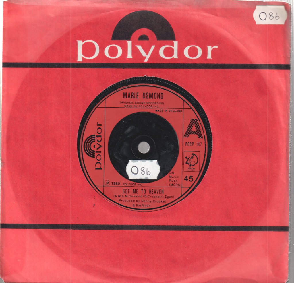 Marie Osmond - Get Me To Heaven - 7 Inch