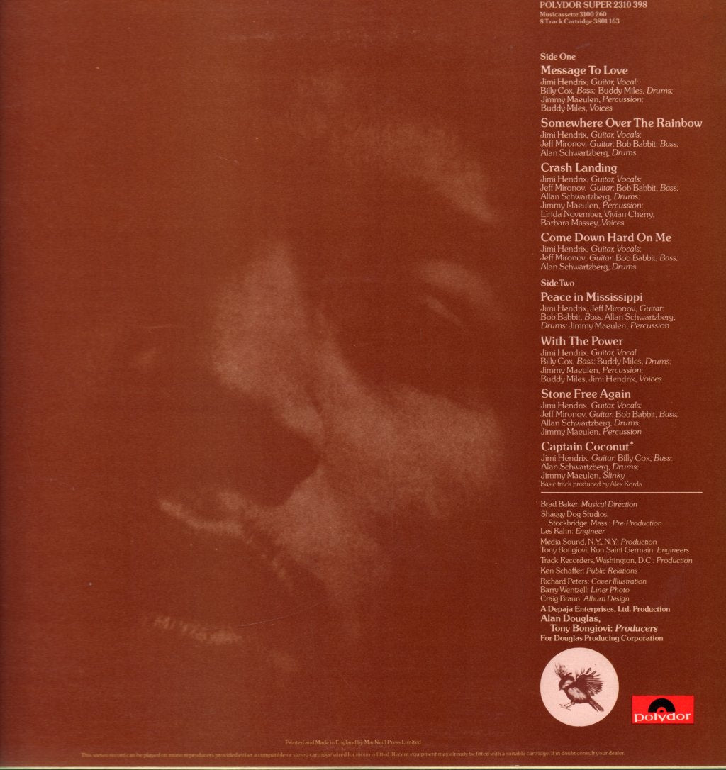 Jimi Hendrix Experience - Crash Landing - Lp