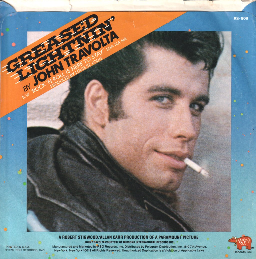 John Travolta / Sha-Na-Na - Greased Lightnin' / rock n roll is here to stay - 7 Inch